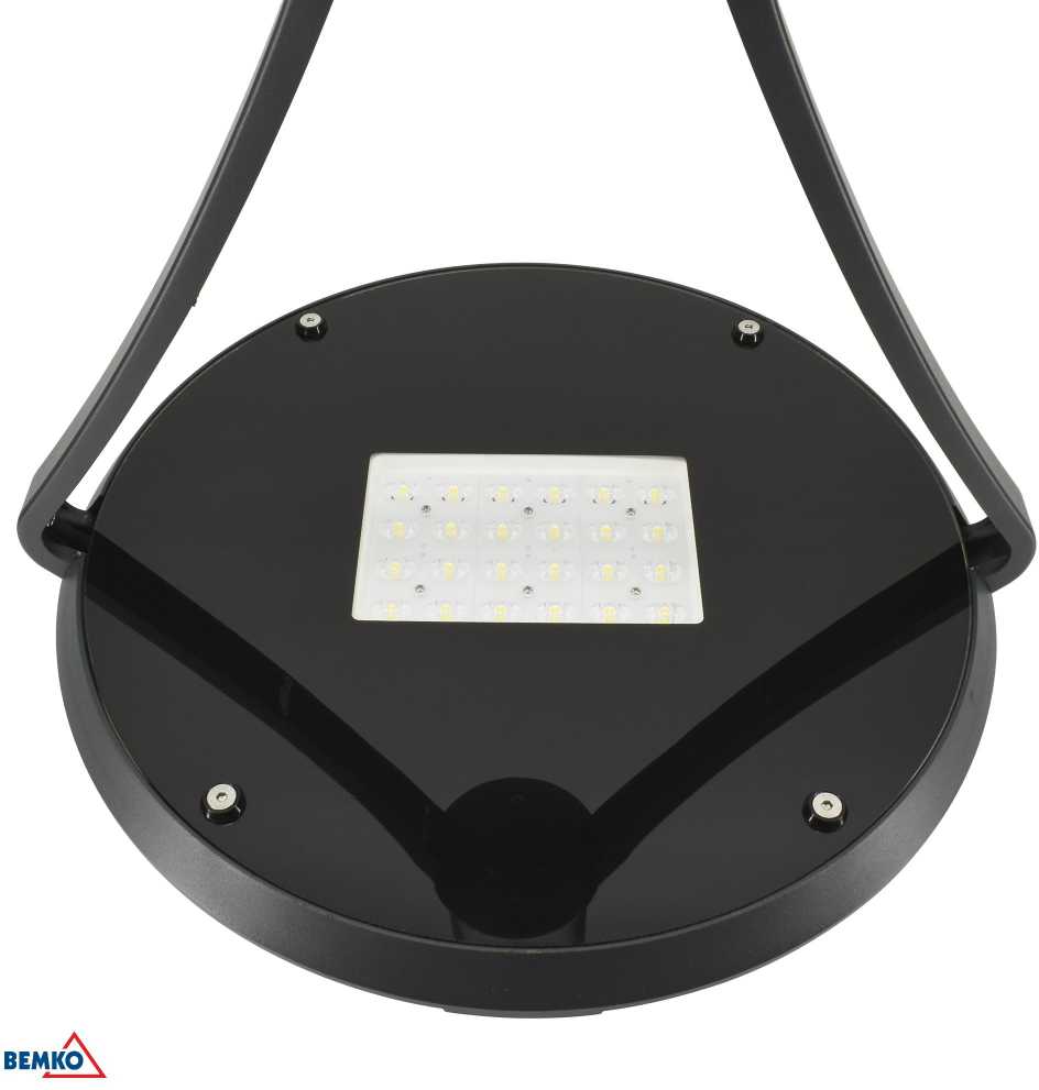 60W LED gatvės šviestuvas IBERIS, antracito pilkos sp., 3000K, IP66