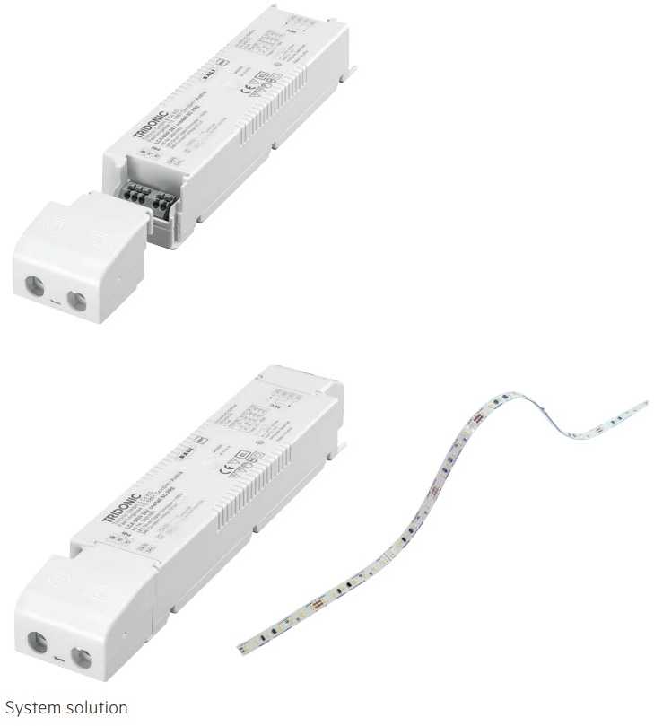 60W LED juostų maitinimo šaltinis LCA 24V, DALI