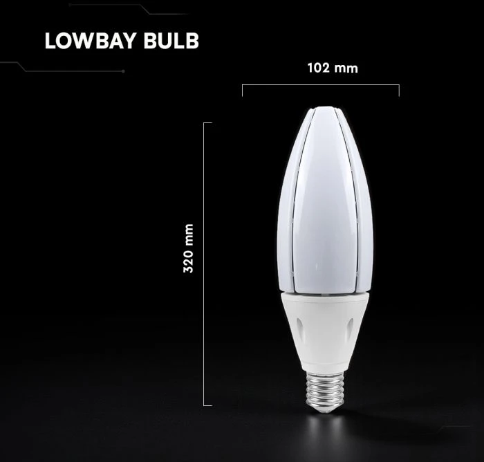 60W LED lemputė, E40, 6500K, 300°, CREE LED Chip