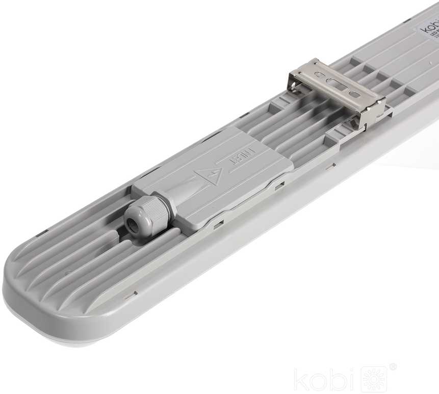 60W LED linijinis šviestuvas NEGRO, pilkas, 4000K, IP65