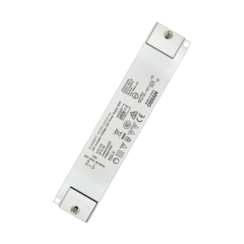 60W LED maitinimo šaltinis, baltas, 24V, IP20, 4052899605527