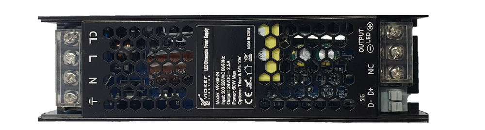60W LED maitinimo šaltinis, IP20, 24V, dimeriuojamas, 00/8013