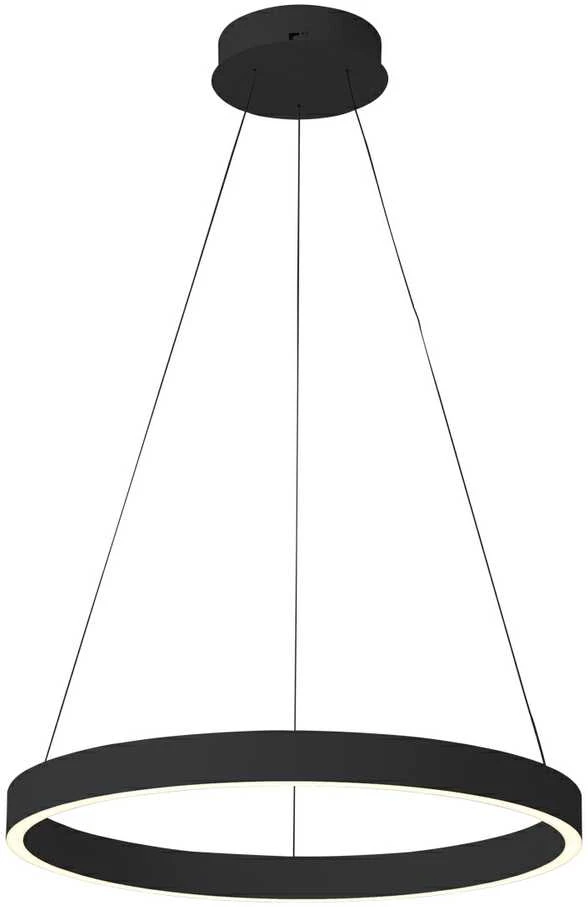 Italux 60W LED pakabinamas šviestuvas BRASCO DOWN, juodas, 3000/4000K, dimeriuojamas
