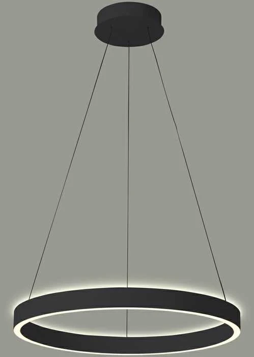 Italux 60W LED pakabinamas šviestuvas BRASCO UP DOWN, juodas, 3000/4000K, dimeriuojamas