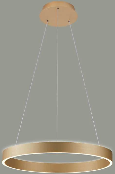 Italux 60W LED pakabinamas šviestuvas BRASCO UP DOWN, aukso sp., 3000/4000K, dimeriuojamas