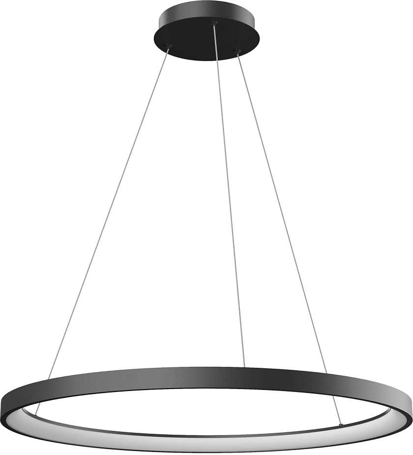 60W LED pakabinamas šviestuvas ICONIC, juodas, 3000/4000K, dimeriuojamas, 01-3916