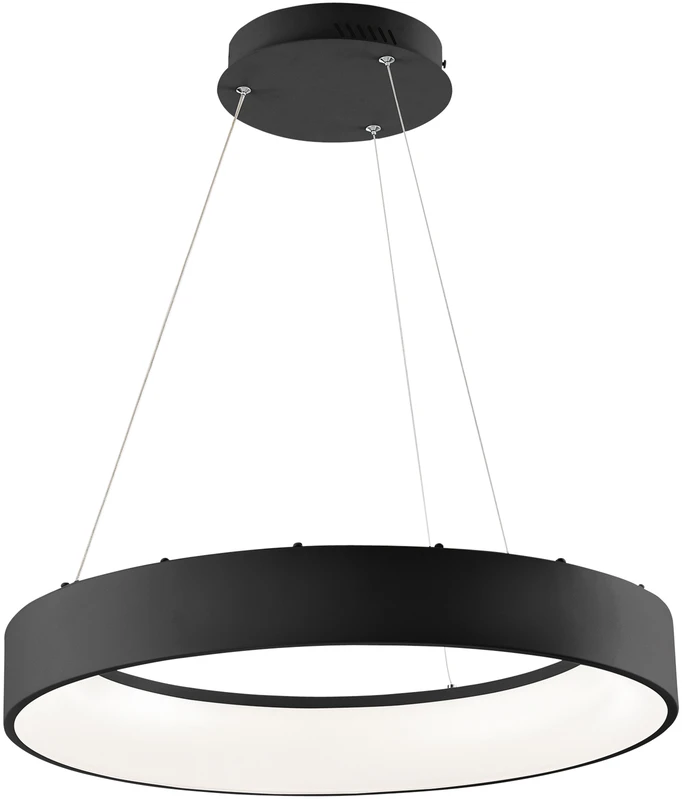 60W LED pakabinamas šviestuvas NOAH, juodas, CCT