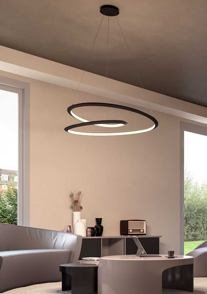 60W LED pakabinamas šviestuvas STORM, baltas, 3000/4000/6000K, dimeriuojamas, 01-3376