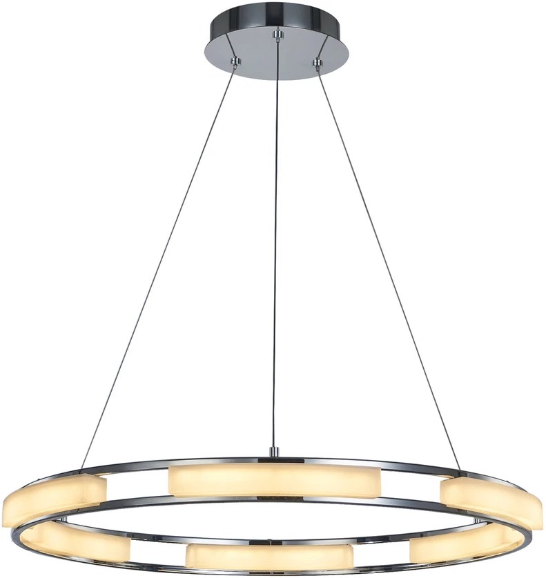 60W LED pakabinamas šviestuvas THEODORE, chromo sp., 3000K, dimeriuojamas