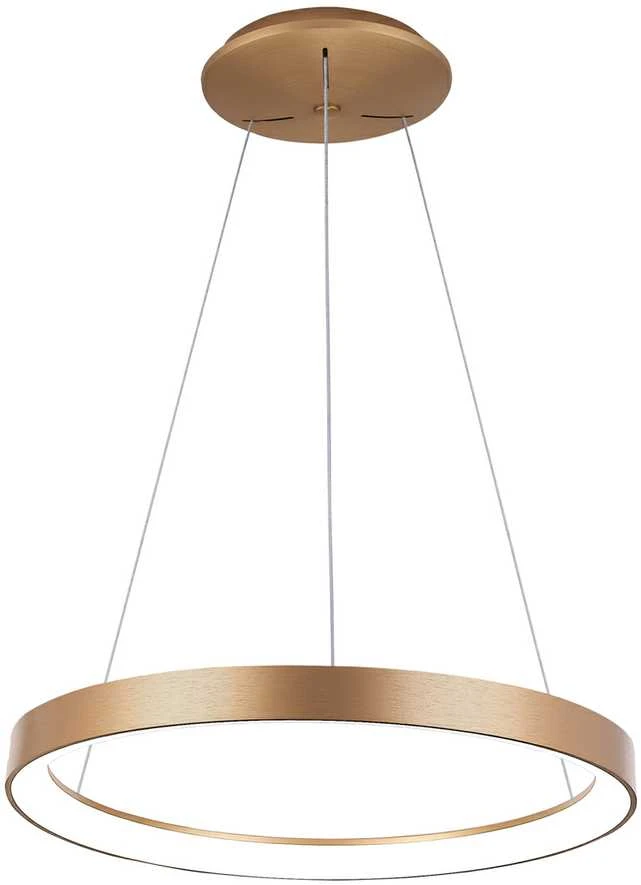 Italux 60W LED pakabinamas šviestuvas VICO, aukso sp., 3000/4000K, dimeriuojamas