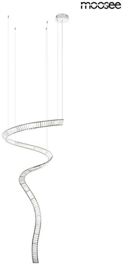 60W LED pakabinamas šviestuvas WAVE CORDON 1A, chromo sp., 3000K