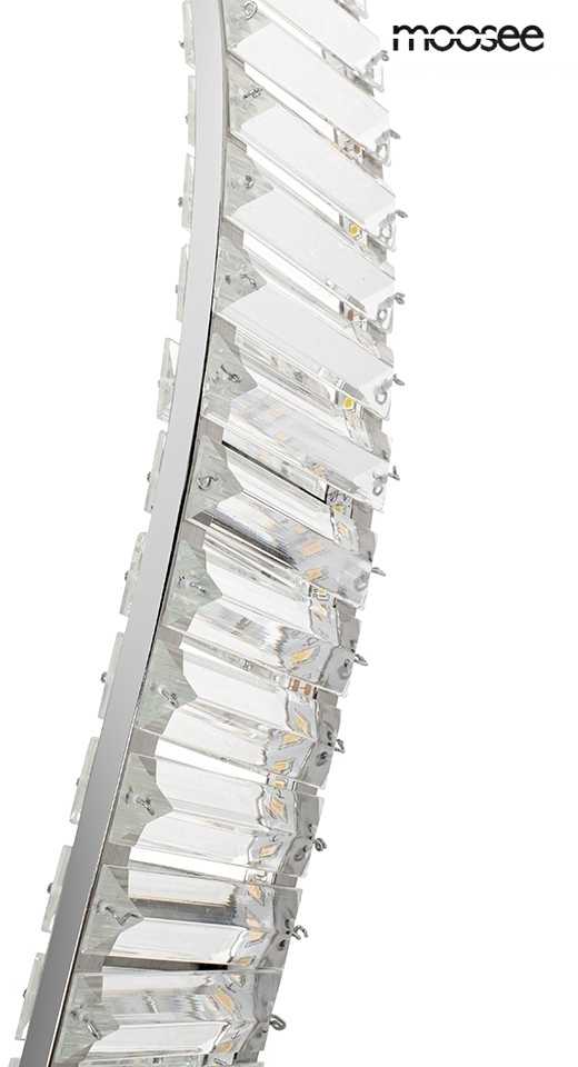 60W LED pakabinamas šviestuvas WAVE CORDON 1A, chromo sp., 3000K