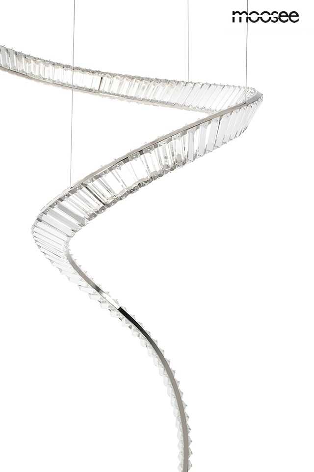 60W LED pakabinamas šviestuvas WAVE CORDON 1A, chromo sp., 3000K