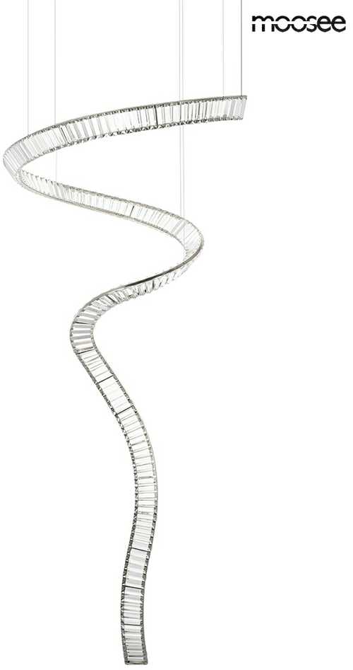 60W LED pakabinamas šviestuvas WAVE CORDON 1A, chromo sp., 3000K