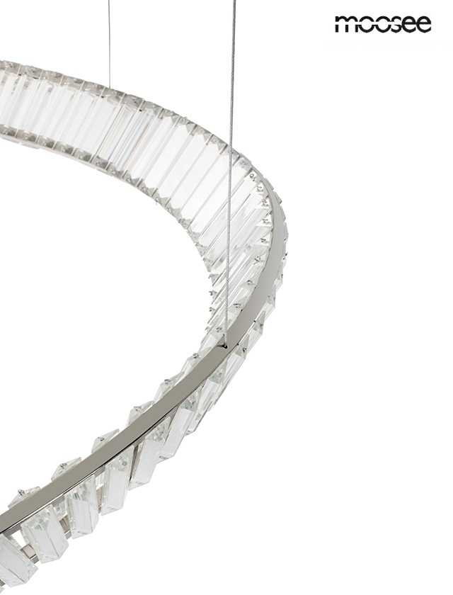 60W LED pakabinamas šviestuvas WAVE CORDON 1A, chromo sp., 3000K