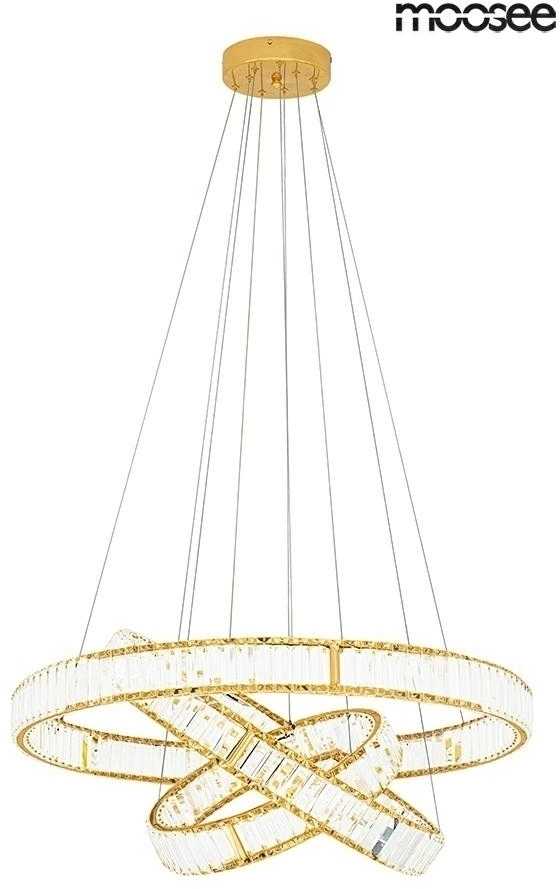 62,6W LED pakabinamas šviestuvas LIBERTY TRIPLES, aukso sp., 3000K