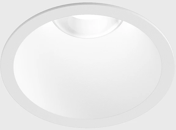6,3W LED įleidžiamas šviestuvas INVISIBLE MINI R TRIM, baltos sp., 3000K, 55°, IP44
