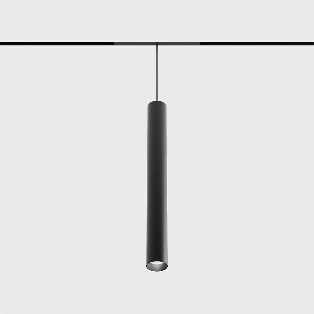 6,3W LED pakabinamas šviestuvas TUB S P 300 į magnetinę sistemą MICRO_LINE, juodas, 3000K, 36°