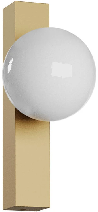 6,3W LED sieninis šviestuvas GOJI, matinės aukso sp., 3000K, 01-4336
