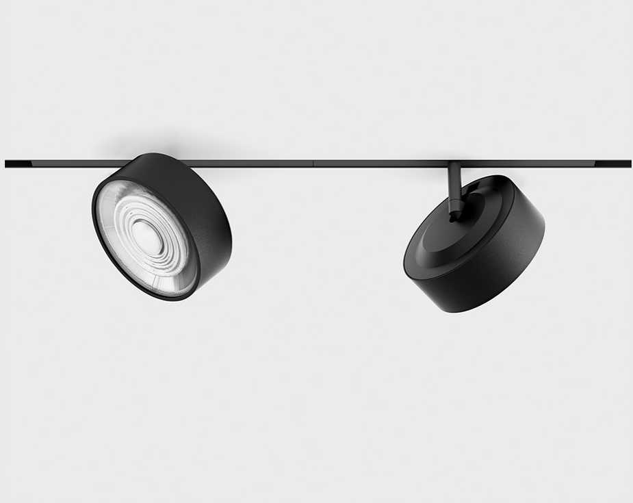 6,3W LED šviestuvas SOL MINI į magnetinę sistemą MICRO_LINE, juodas, 3000K