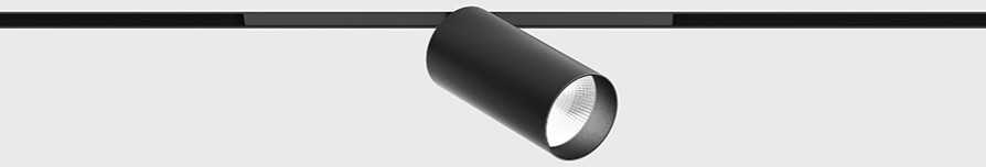 6,3W LED šviestuvas TUB S A 60 į magnetinę sistemą MICRO_LINE, juodas, 3000K, 36°, DALI