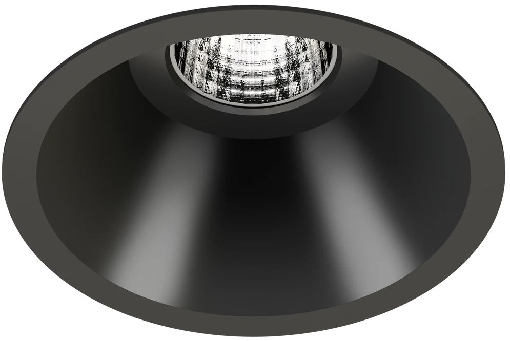 6,5W įleidžiamas šviestuvas SHOT LIGHT, juodas, 3000K, 38°, su maitinimo šaltiniu