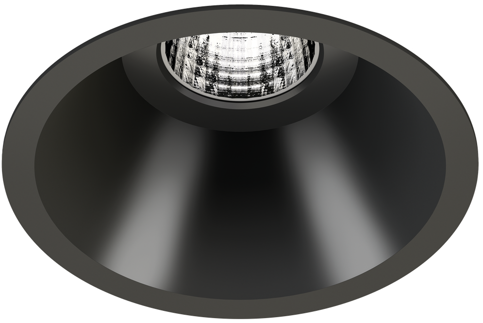6,5W įleidžiamas šviestuvas SHOT LIGHT, juodas, 3000K, 38°, su maitinimo šaltiniu