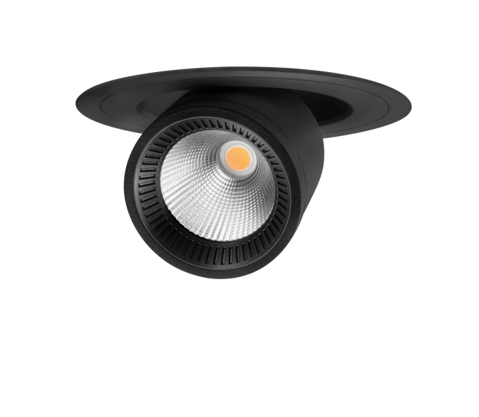6,5W LED įleidžiamas pakreipiamas šviestuvas POP UP, juodas, 3000K, 30º