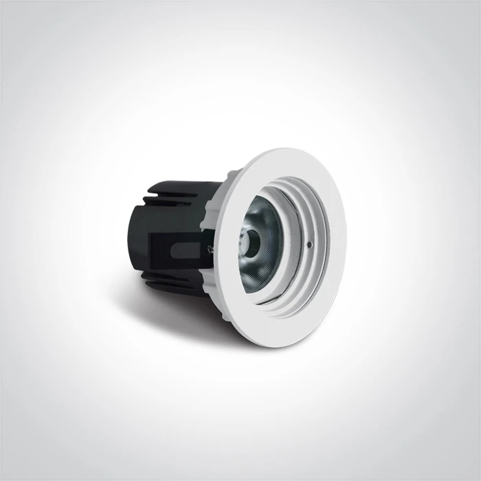 6,5W LED įleidžiamas šviestuvas, baltas, 3000/3500/4000K, 10107K/W/V