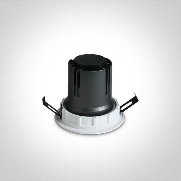 6,5W LED įleidžiamas šviestuvas, baltas, 3000K, 10107K/W/W