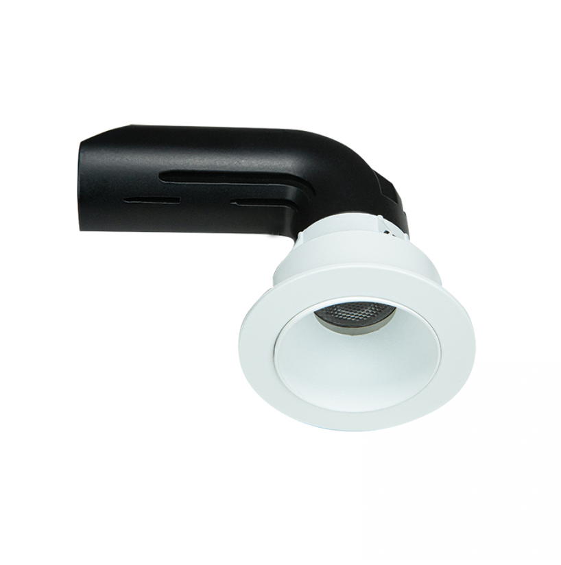 6,5W LED įleidžiamas šviestuvas, matinės baltos sp., 2700K, S135