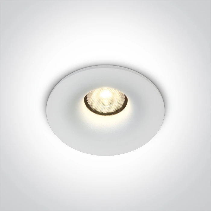 6,5W LED įleidžiamas vidaus/lauko šviestuvas, baltas, 3000/3500/4000K, IP65, 10107DB/W/V