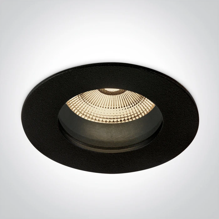6,5W LED įleidžiamas vidaus/lauko šviestuvas, juodas, 3000/3500/4000K, IP65, 10107MD/B/V
