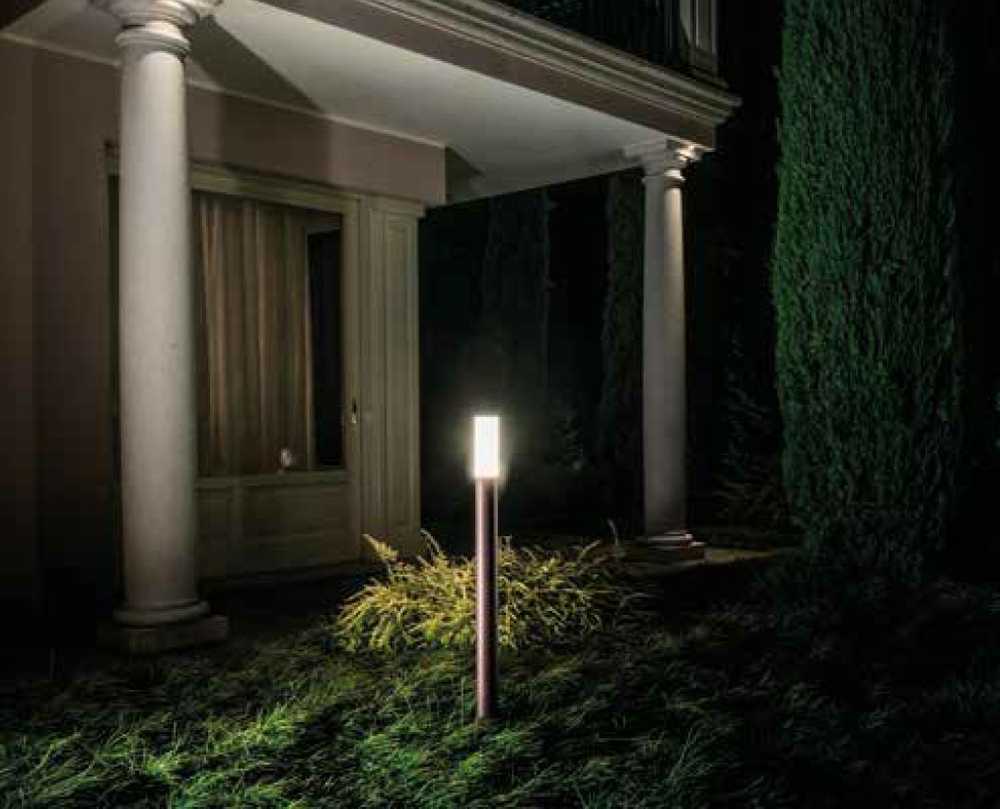 6,5W LED lauko šviestuvas LINE POST H1000, juodas, 3000K