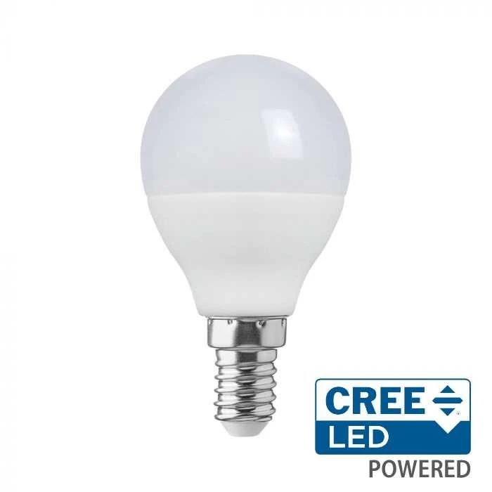 V-tac 6,5W LED lemputė, E14, P45, 3000K, 180°, CREE LED chip