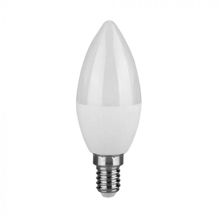 V-tac 6,5W LED lemputė, E14, žvakės formos, 6500K, 180°