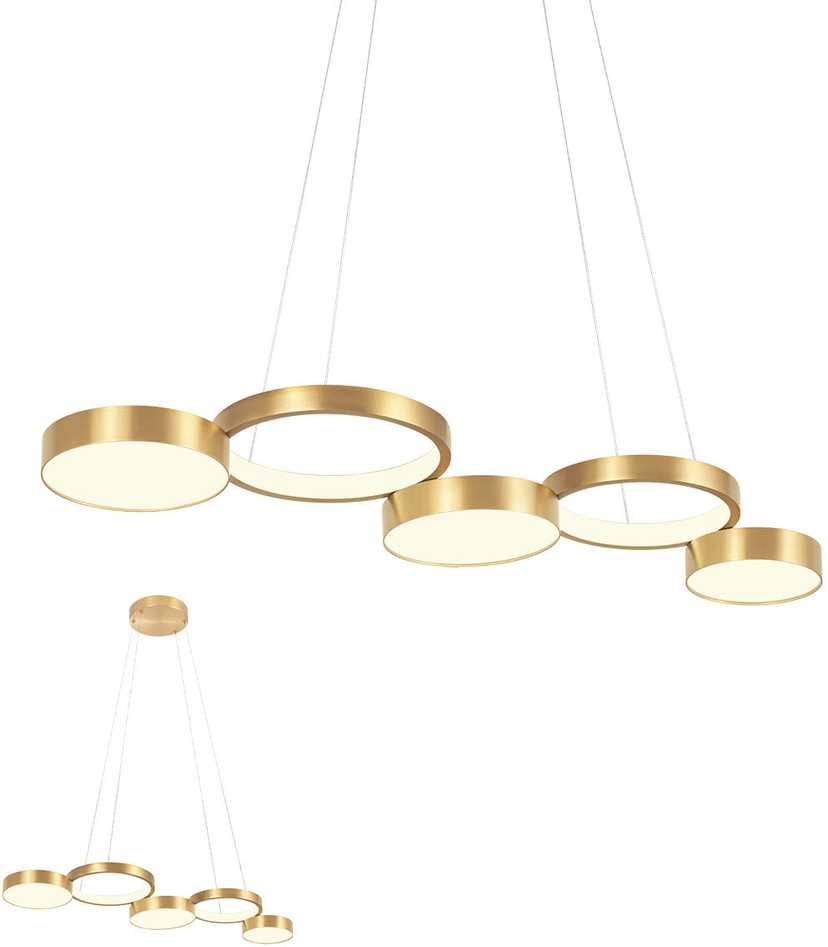 65W LED pakabinamas šviestuvas CRONOS, bronzos sp., 3000K, dimeriuojamas, 01-2543