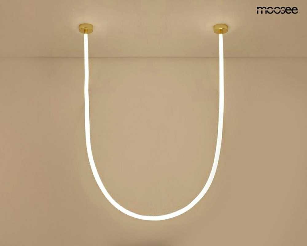 65W LED pakabinamas šviestuvas LASSO 600 SMART, aukso sp., 3000/4000K