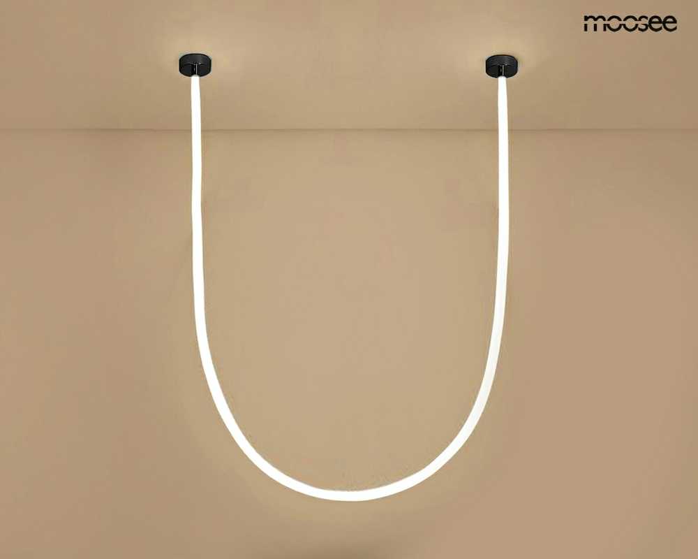 65W LED pakabinamas šviestuvas LASSO 600 SMART, juodas, 3000/4000K