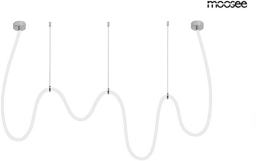 65W LED pakabinamas šviestuvas LASSO 600 SMART, sidabro sp., 3000/4000K