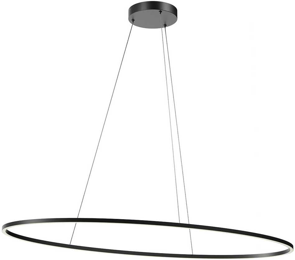 65W LED pakabinamas šviestuvas LEO, juodas, 3000/4000K, dimeriuojamas, 01-3299