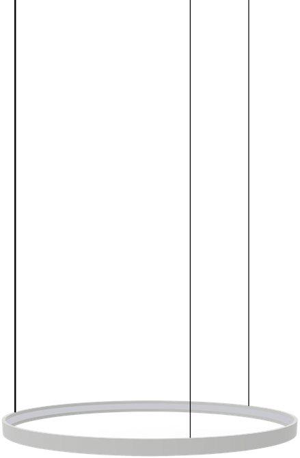 65W LED pakabinamas šviestuvas - modulis LOOP, baltas, 2700/3000K, C3997170B