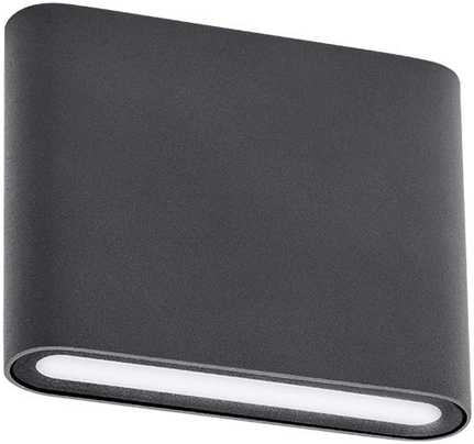 Sieninis šviestuvas 6,5W LED sieninis lauko šviestuvas POCKET, tamsiai pilkas, 3000K, IP54, 9052