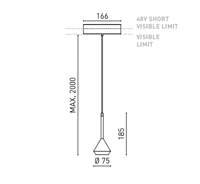 6,5W pakabinamas šviestuvas į magnetinį bėgelį SPIN, 48V, aukso sp., 3000K