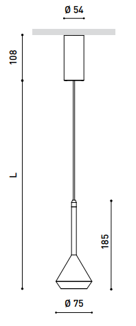 6,5W pakabinamas šviestuvas SPIN 2M DIM TR.EDGE 24º, 3000K, juodas