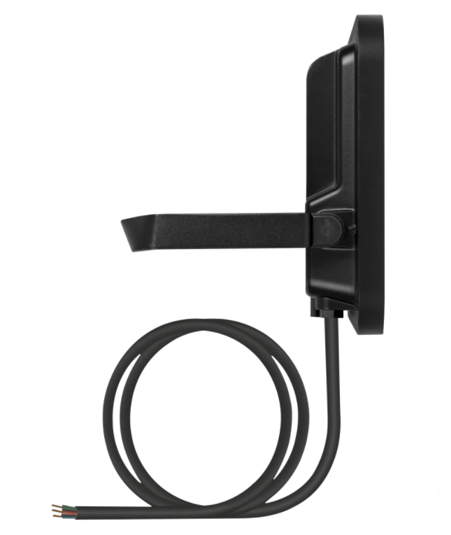 65W Prožektorius PHOTOCELL, su foto rėle, 4000K, IP65, juodas