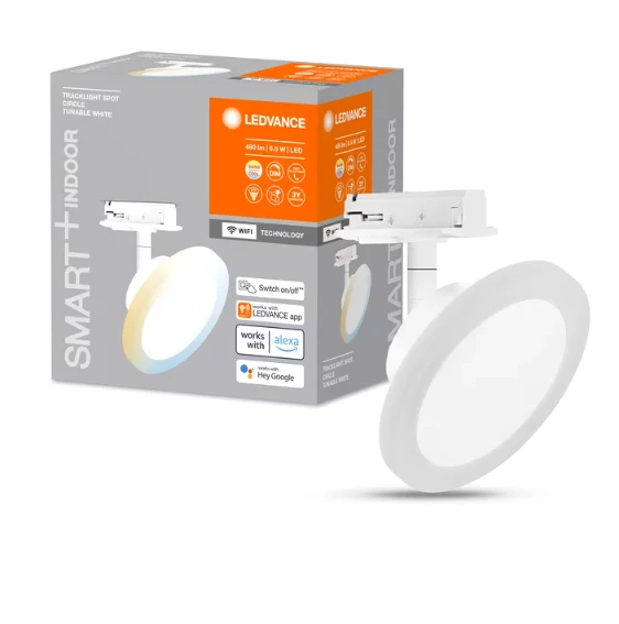 Ledvance Smart 6,5W šviestuvas į bėgelius SMART+, baltas, 3000-6500K, dimeriuojamas