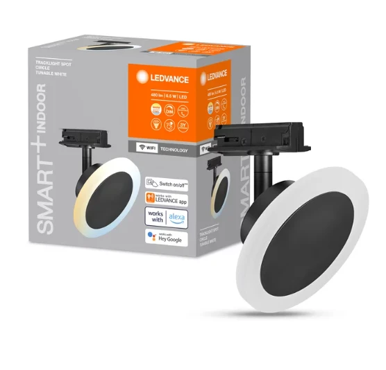 Ledvance Smart 6,5W šviestuvas į bėgelius SMART+, juodas, 3000-6500K, dimeriuojamas