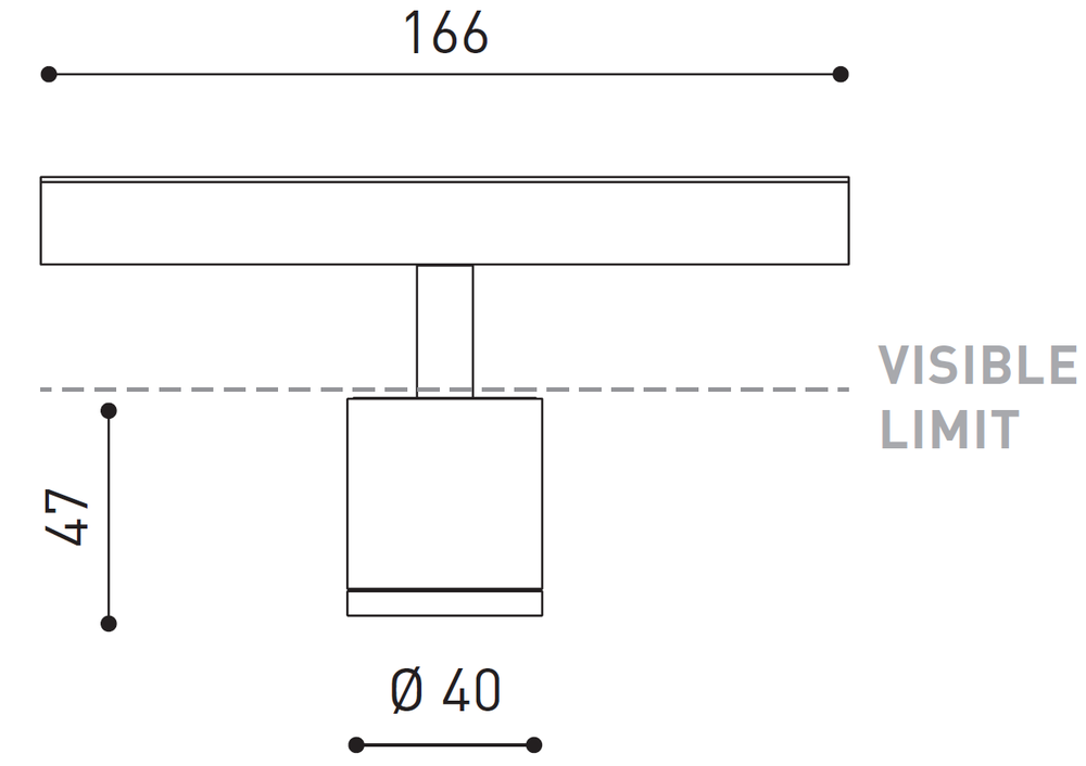 6,5W TOP MINI šviestuvas į magnetines sistemas.