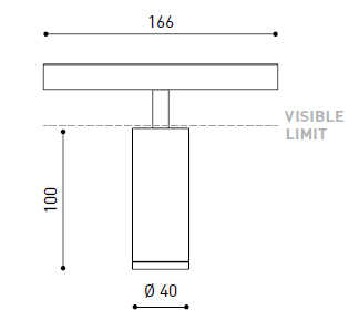 6,5W šviestuvas TOP į magnetines sistemas, 3000K, IP20, baltas